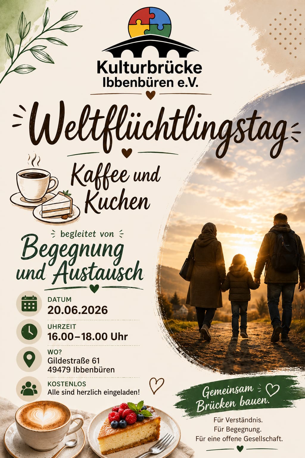 Weltflüchtlingstag 2026 – Kaffee, Kuchen und Begegnung